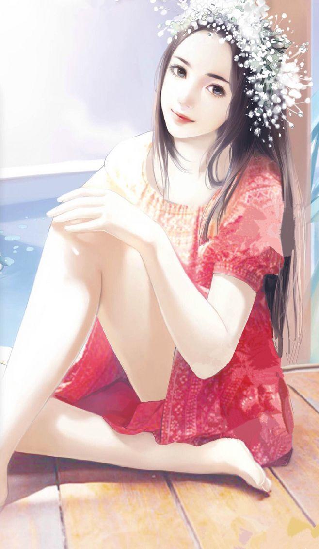 白莲花女人图片